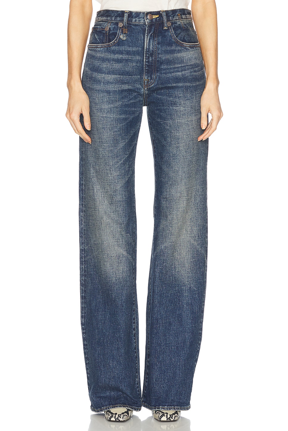 Джинсы Jane с прямыми штанинами R13, Mire Blue Stretch
Джинсы Jane с прямыми штанинами R13, Mire Blue Stretch