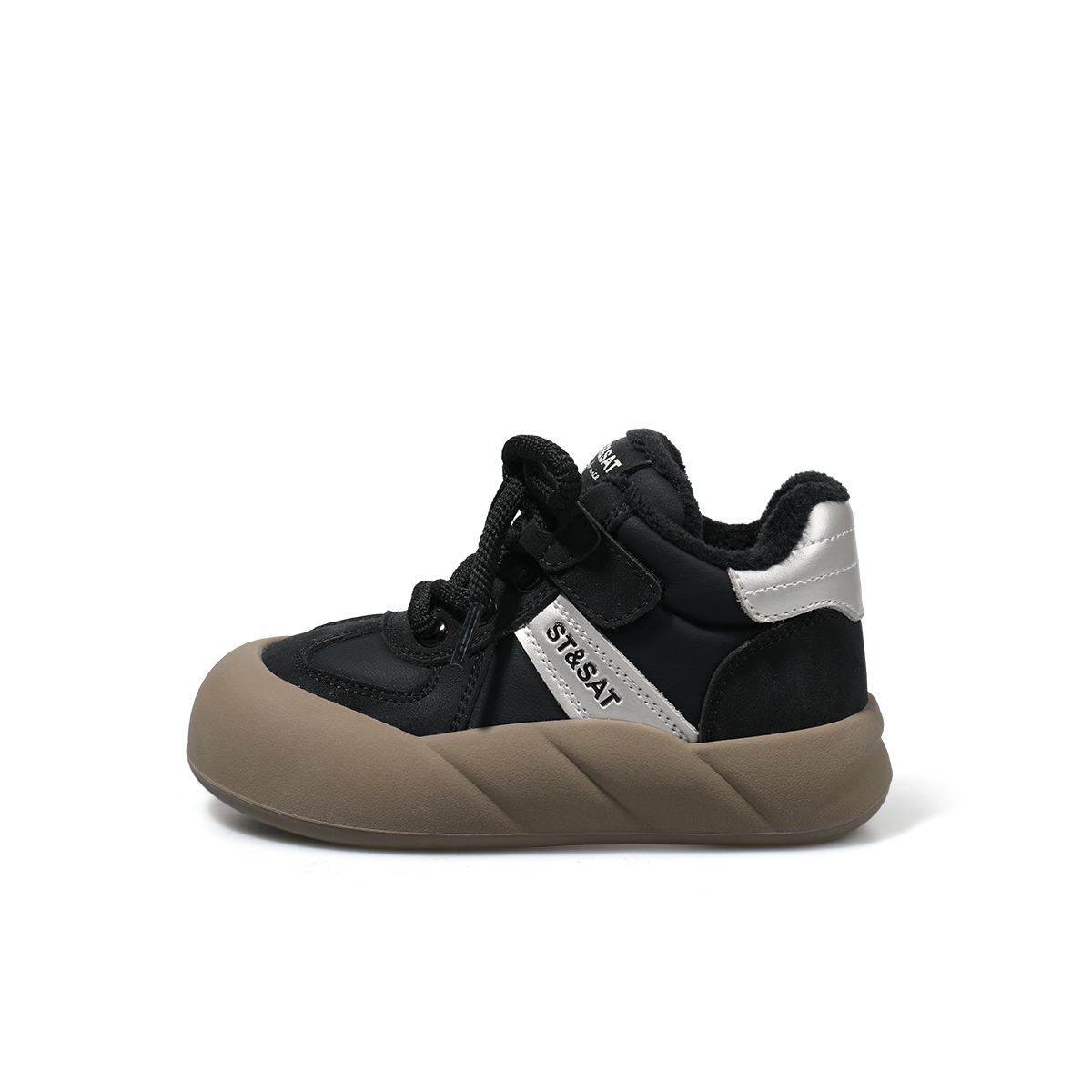 Нескользящие, дышащие и теплые, низкие детские кроссовки для повседневной носки ST&SAT, черный
Нескользящие, дышащие и теплые, низкие детские кроссовки для повседневной носки ST&SAT, черный