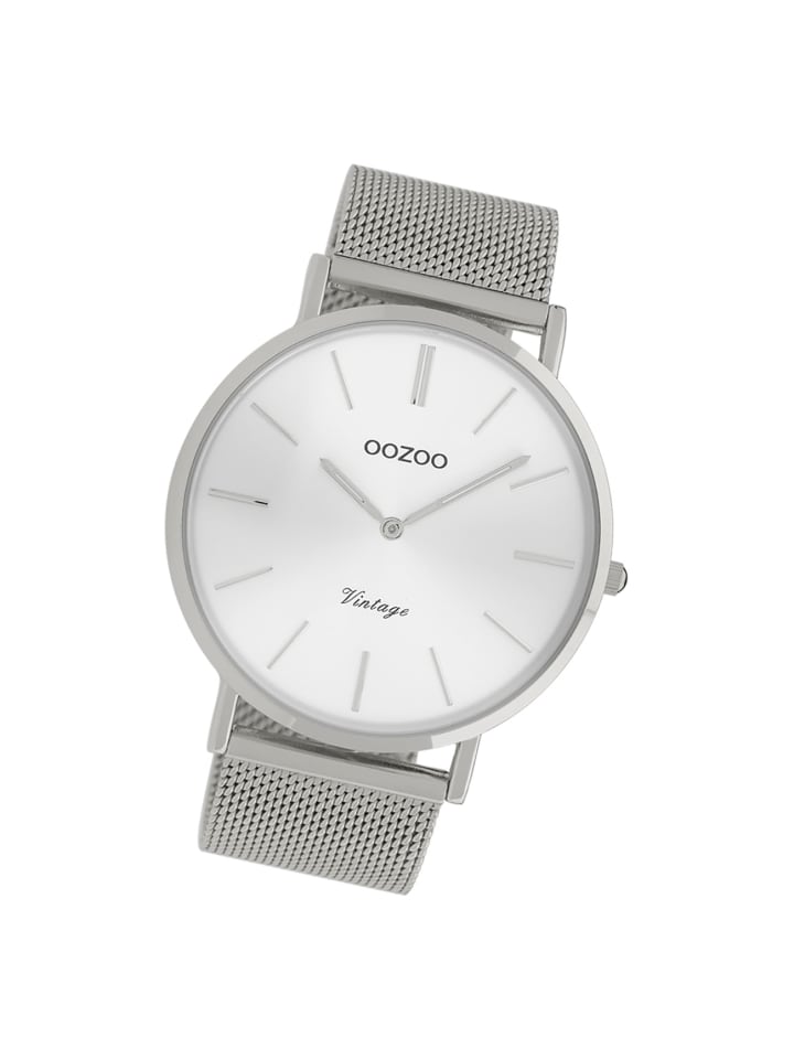 Аналоговые наручные часы Oozoo Vintage Series, серебристые, большие (примерно 44 мм)
Аналоговые наручные часы Oozoo Vintage Series, серебристые, большие (примерно 44 мм)