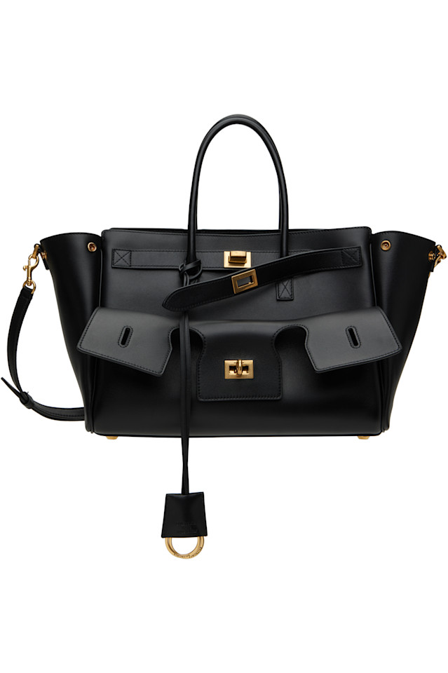 Bel Air маленькая сумка для всего Balenciaga, черный
Bel Air маленькая сумка для всего Balenciaga, черный