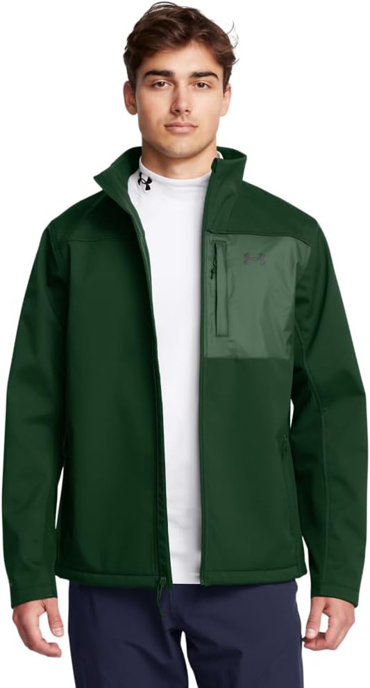 Мужская куртка Under Armour Coldgear Infrared Shield 2.0 Soft Shell, (301) Forest Green/Black
Мужская куртка Under Armour Coldgear Infrared Shield 2.0 Soft Shell, (301) Forest Green/Black