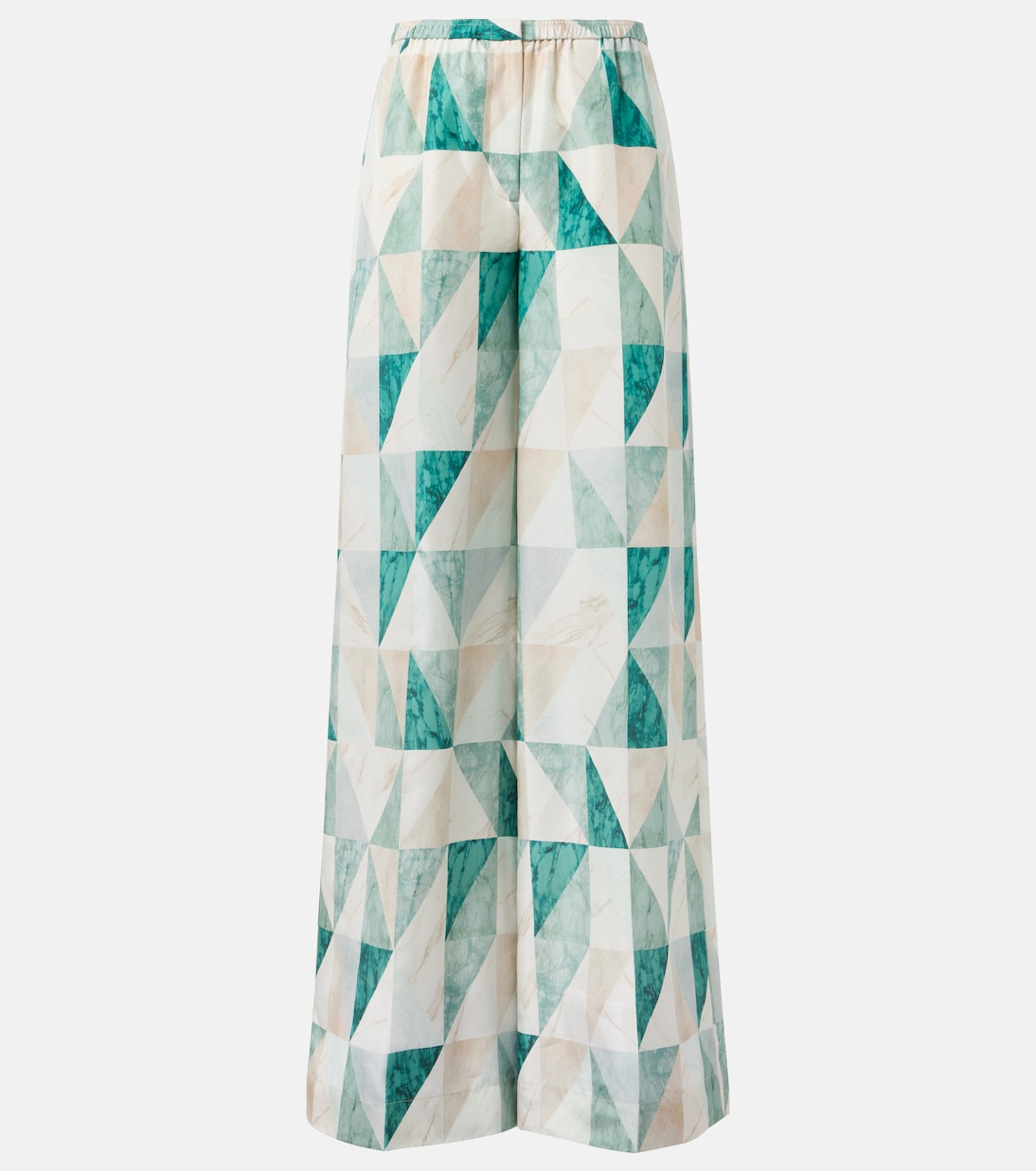Широкие брюки из печатного шелка Thoresby Joseph, Lagoon Combo 
Широкие брюки из печатного шелка Thoresby Joseph, Lagoon Combo