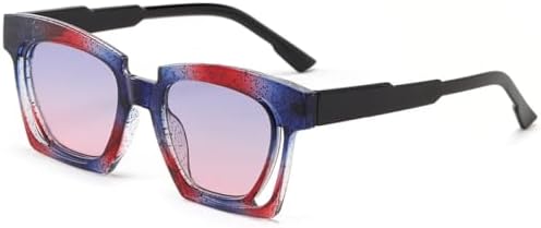 Квадратные полые солнцезащитные очки с индивидуальным дизайном для женщин, большие мужские солнцезащитные очки для вечеринок, очки с защитой от УФ-излучения UV400 MTZJH, Blue Red
Квадратные полые солнцезащитные очки с индивидуальным дизайном для женщин, большие мужские солнцезащитные очки для вечеринок, очки с защитой от УФ-излучения UV400 MTZJH, Blue Red