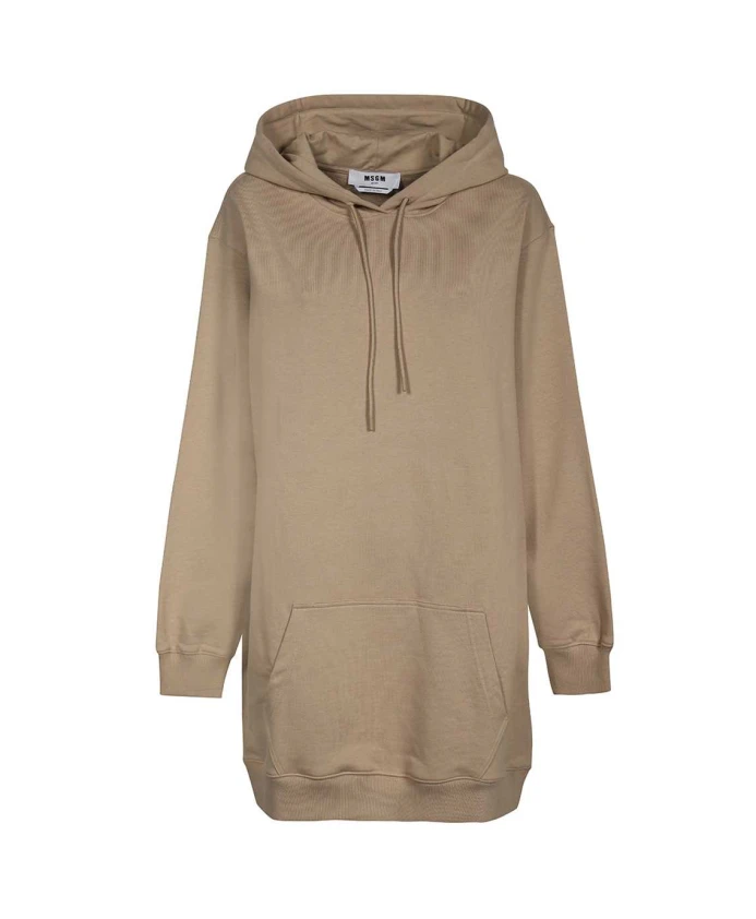 Хлопковая толстовка с капюшоном и ребристыми манжетами. Msgm, бежевый
Хлопковая толстовка с капюшоном и ребристыми манжетами. Msgm, бежевый