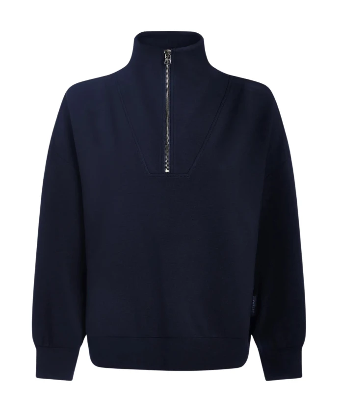 Темно-Синяя толстовка из вискозной смеси Varley, синий
Темно-Синяя толстовка из вискозной смеси Varley, синий