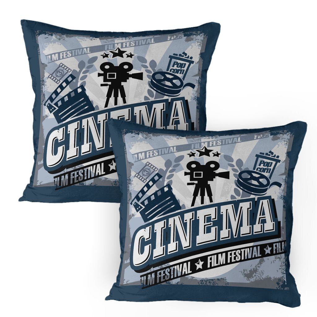 Чехлы для подушек ABAKUHAUS Cinema, набор из 2 шт., винтажный дизайн постера для кино с эффектом гранжа и старомодными иконками, чехол для подушки с декоративным принтом, 80 x 80 см, синий, черный, серый
Чехлы для подушек ABAKUHAUS Cinema, набор из 2 шт., винтажный дизайн постера для кино с эффектом гранжа и старомодными иконками, чехол для подушки с декоративным принтом, 80 x 80 см, синий, черный, серый
