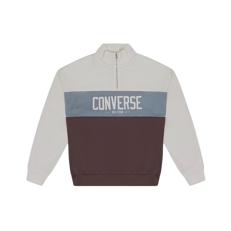 Half-Zip Colorblocked Pullover Converse, белый
Half-Zip Colorblocked Pullover Converse, белый