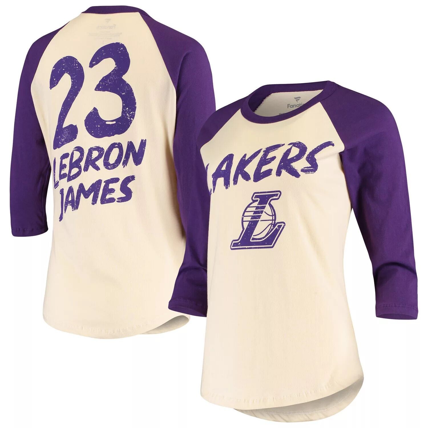 Женская футболка Fanatics с логотипом LeBron James Cream Los Angeles Lakers реглан с рукавами 3/4 Fanatics
Женская футболка Fanatics с логотипом LeBron James Cream Los Angeles Lakers реглан с рукавами 3/4 Fanatics