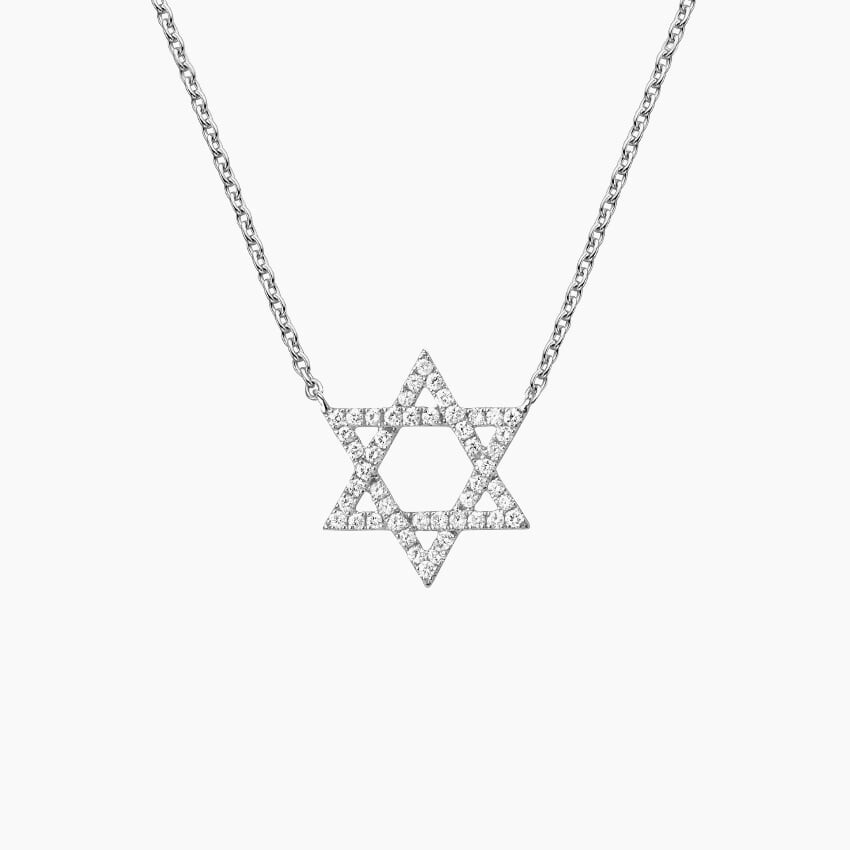 Бриллиантовая подвеска «Звезда Давида» Brilliant Earth 
Бриллиантовая подвеска «Звезда Давида» Brilliant Earth