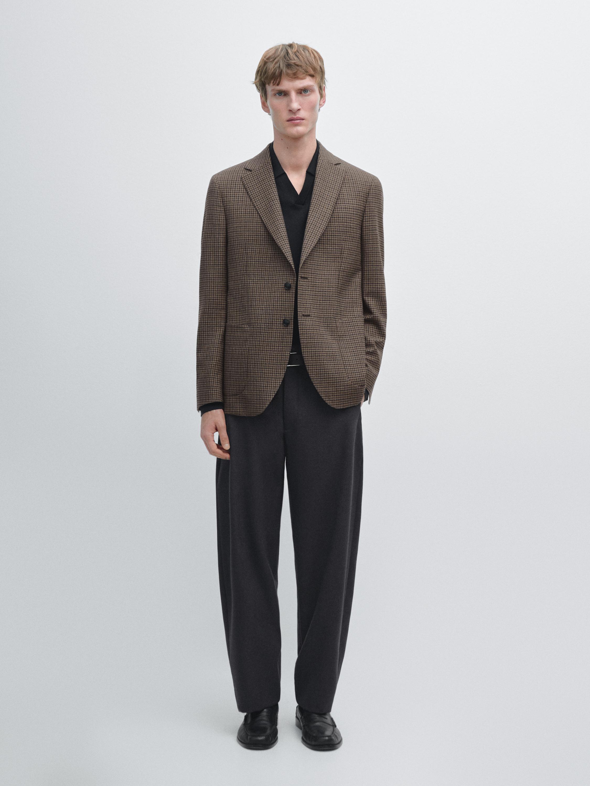 Брюки barrel fit из трехслойной шерсти Massimo Dutti, charcoal
Брюки barrel fit из трехслойной шерсти Massimo Dutti, charcoal