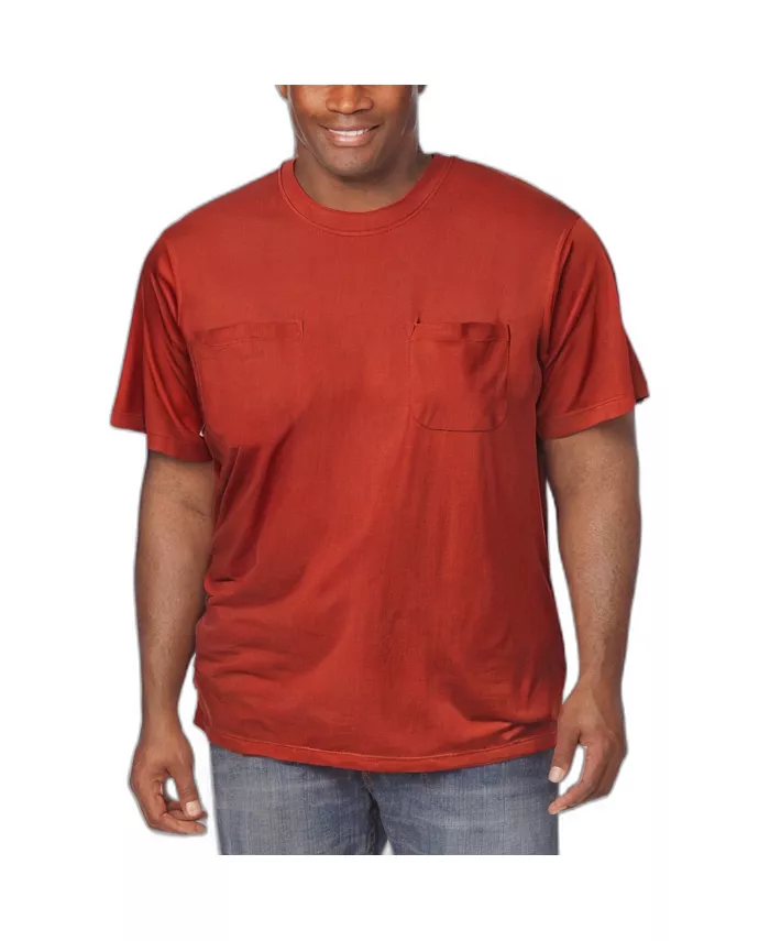 Футболка Big & Tall от KingSize Heavyweight с удлиненным круглым вырезом и карманами Boulder Creek, красный
Футболка Big & Tall от KingSize Heavyweight с удлиненным круглым вырезом и карманами Boulder Creek, красный