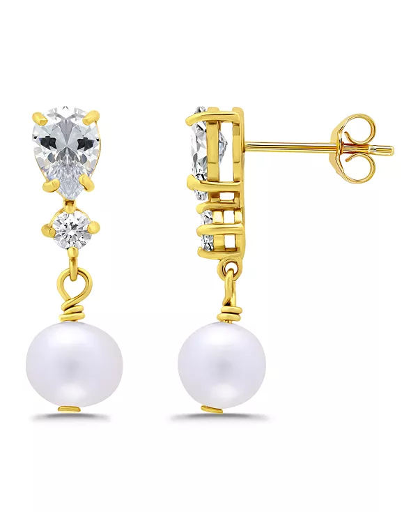 Серьги-Гвоздики с кубическим цирконием и пресноводным культивированным жемчугом Macy'S, gold
Серьги-Гвоздики с кубическим цирконием и пресноводным культивированным жемчугом Macy'S, gold