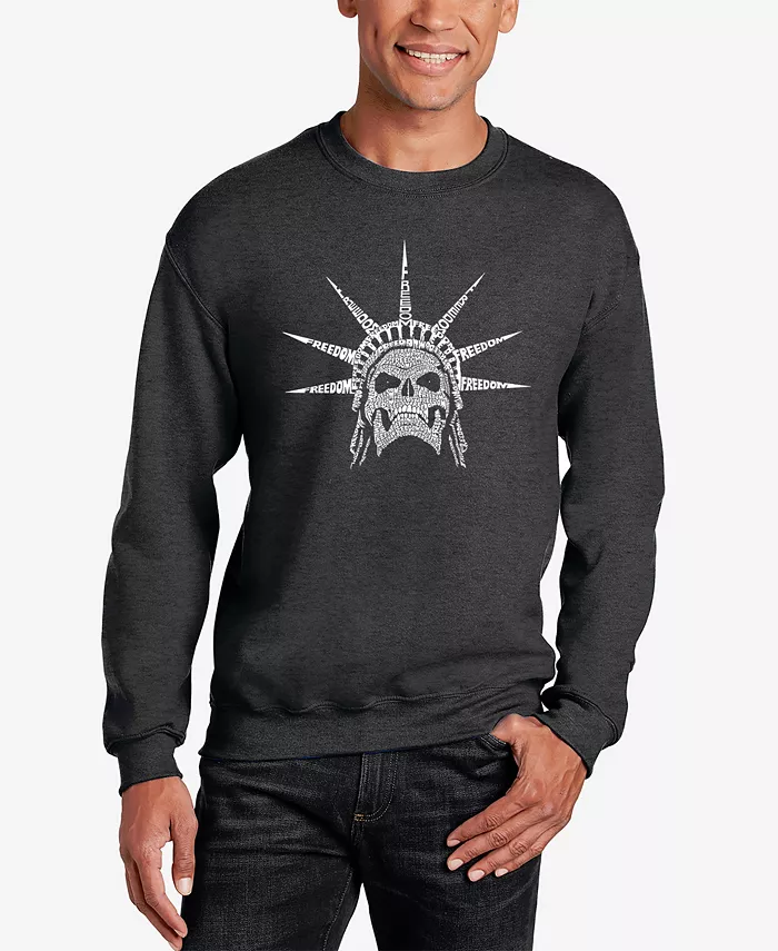 Мужской худи Word Art Crewneck Freedom Skull LA Pop Art, серый
Мужской худи Word Art Crewneck Freedom Skull LA Pop Art, серый