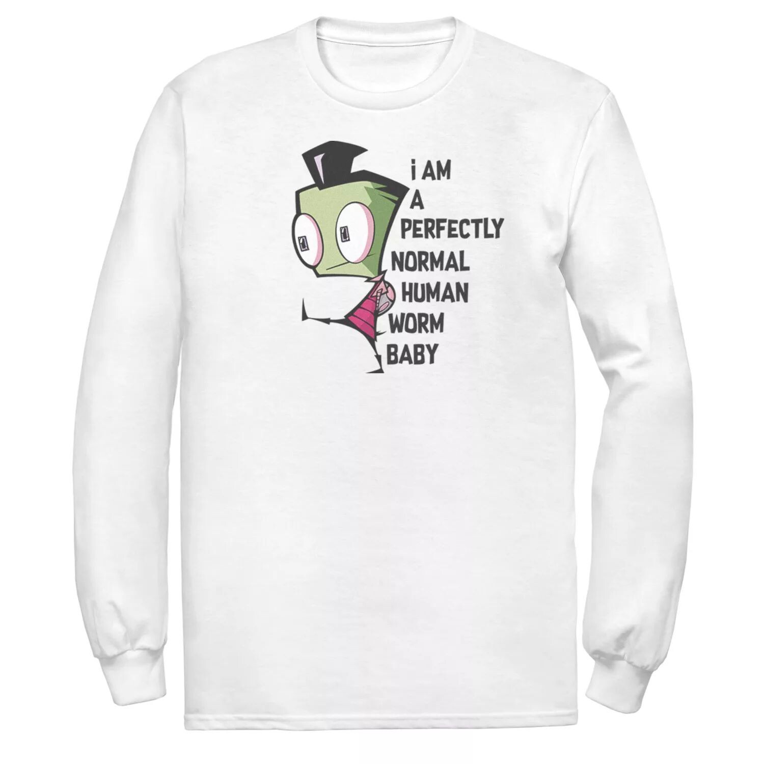 Мужская футболка Invader Zim And Gir с акварельным портретом и логотипом, длинными рукавами и графическим рисунком Nickelodeon, белый
Мужская футболка Invader Zim And Gir с акварельным портретом и логотипом, длинными рукавами и графическим рисунком Nickelodeon, белый