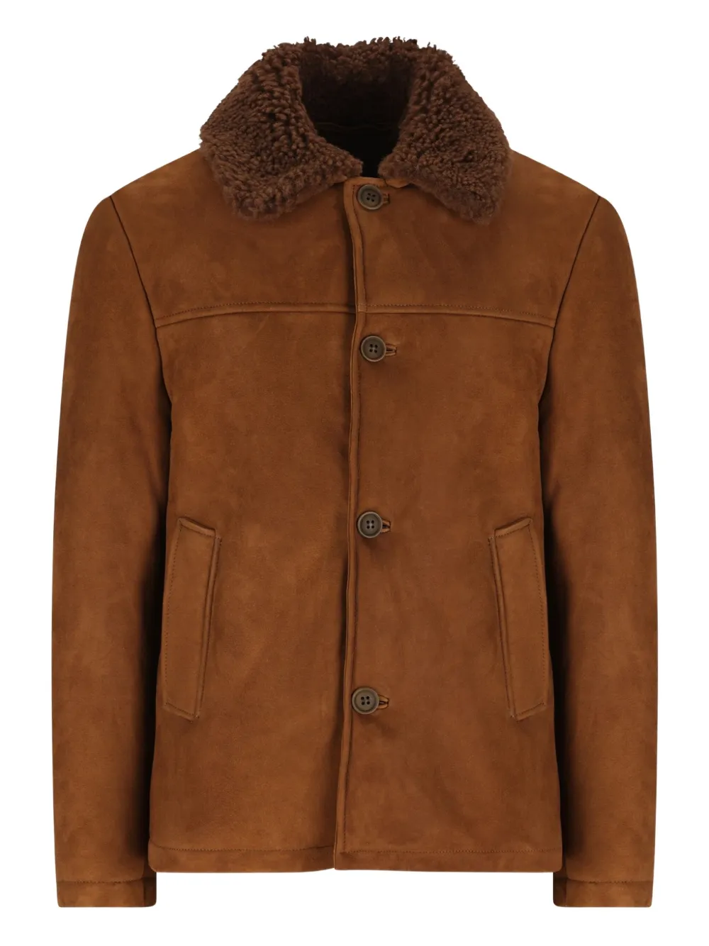 Куртка с воротником из овчины Salvatore Santoro, коричневый
Куртка с воротником из овчины Salvatore Santoro, коричневый