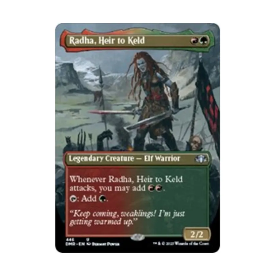 CCG Радха, наследница Келда (Без границ) (U), MTG - Dominaria Remastered
CCG Радха, наследница Келда (Без границ) (U), MTG - Dominaria Remastered