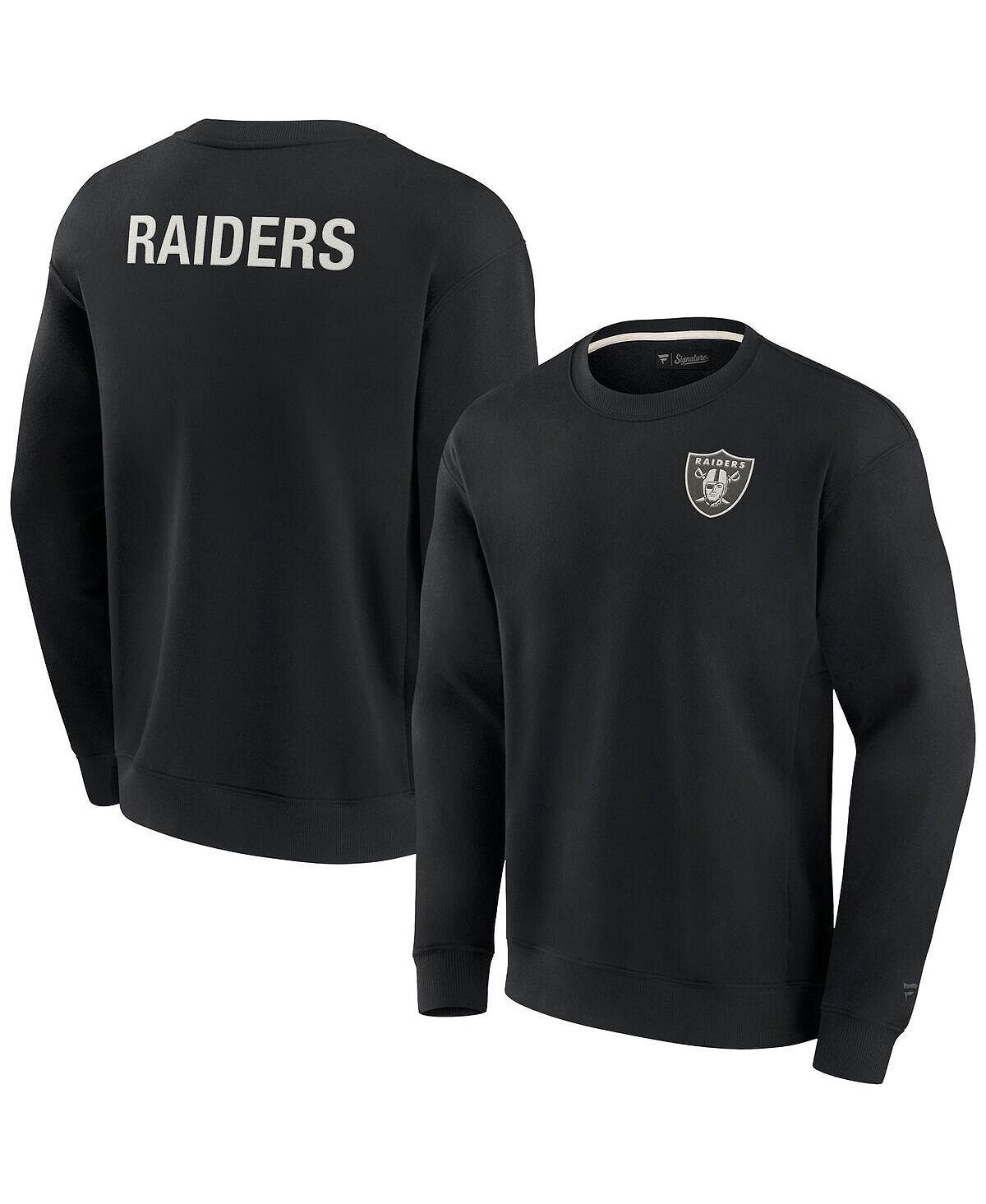 Мужской и женский черный супермягкий пуловер Las Vegas Raiders Crew Sweatshirt Fanatics Signature
Мужской и женский черный супермягкий пуловер Las Vegas Raiders Crew Sweatshirt Fanatics Signature