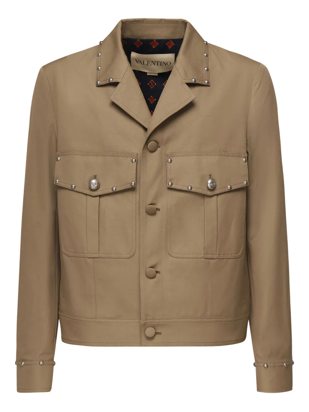 Куртка с заклепками Valentino Garavani, коричневый
Куртка с заклепками Valentino Garavani, коричневый