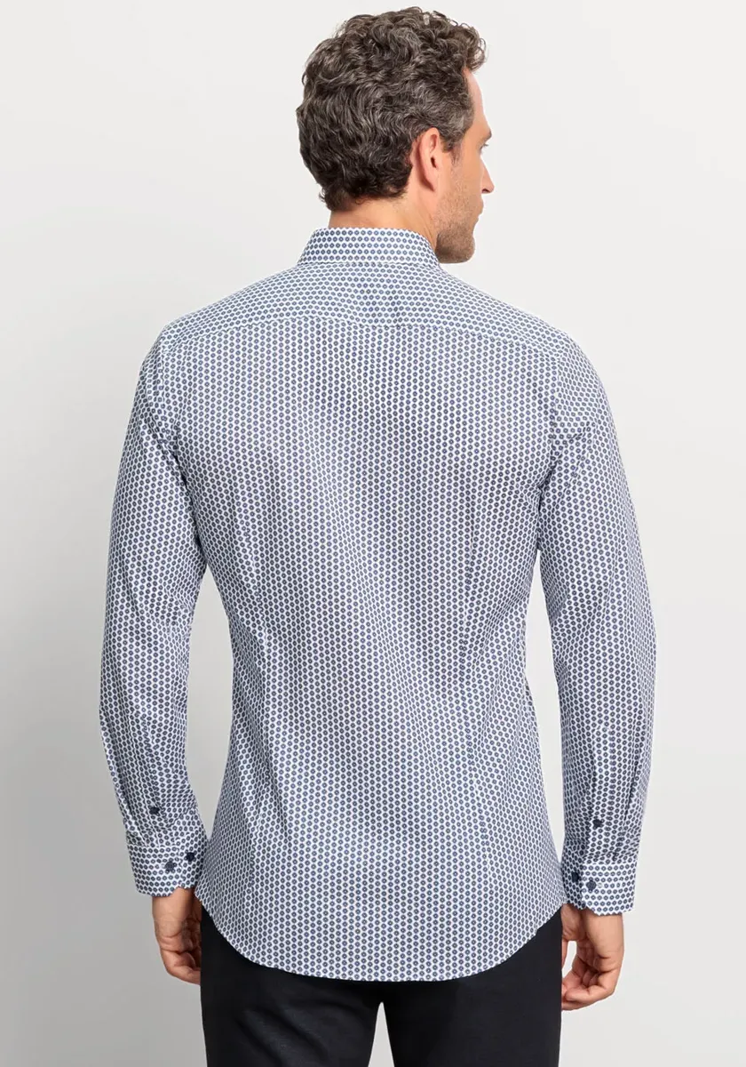 Деловая рубашка OLYMP "№. Шесть супертонких", умный графический принт, белый
Деловая рубашка OLYMP "№. Шесть супертонких", умный графический принт, белый