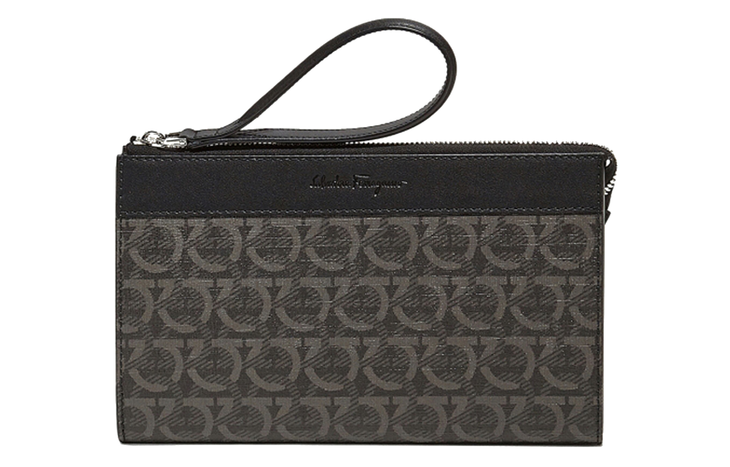 Кожаная сумка с монограммой FERRAGAMO Regular мужская черная
Кожаная сумка с монограммой FERRAGAMO Regular мужская черная