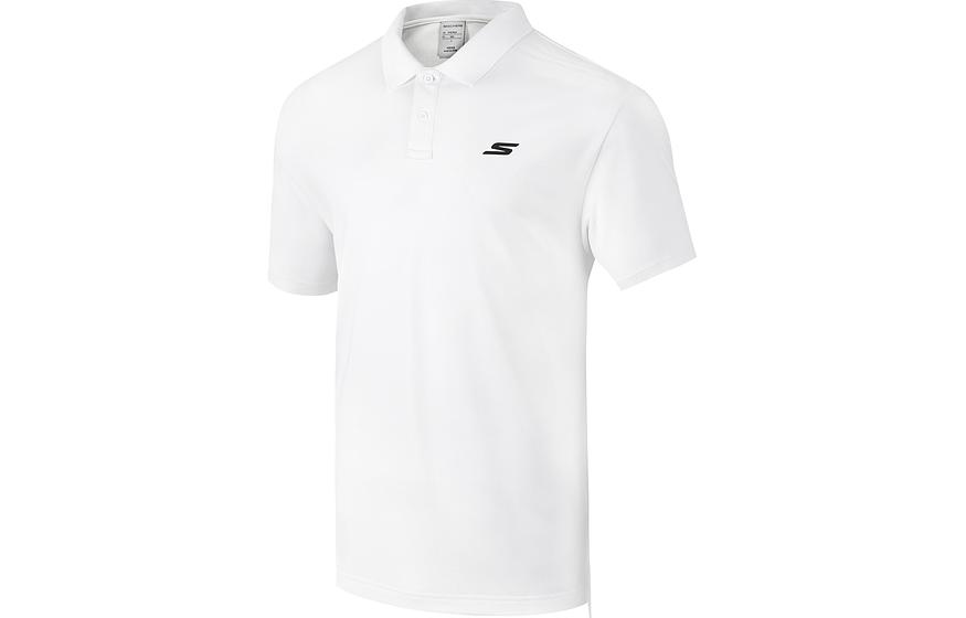 Футболка поло мужская ярко-белая Skechers 
Футболка поло мужская ярко-белая Skechers