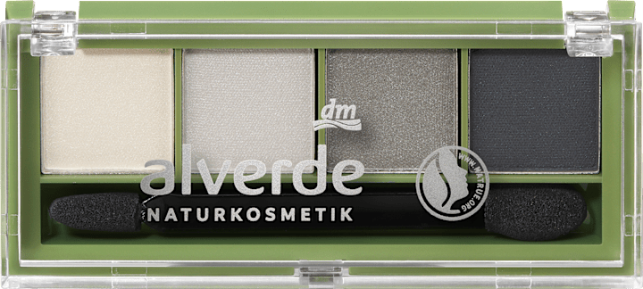 Тени для век alverde NATURKOSMETIK Lidschatten Palette Quattro 75 Smokey Eyes, 4,4 g
Тени для век alverde NATURKOSMETIK Lidschatten Palette Quattro 75 Smokey Eyes, 4,4 g