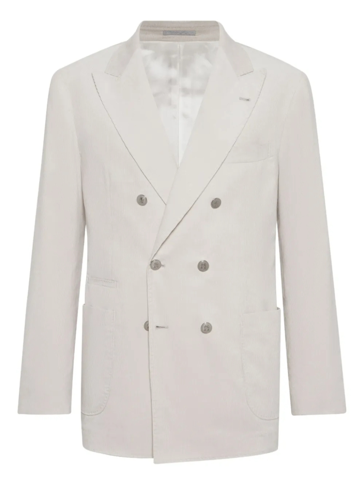 Brunello Cucinelli двубортный пиджак, нейтральный
Brunello Cucinelli двубортный пиджак, нейтральный