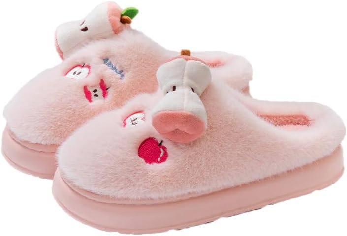 Милые пушистые яблочные тапочки для женщин и мужчин с теплой флисовой подкладкой, объемные зимние тапочки для дома, для улицы и дома Yafirgeer, розовый
Милые пушистые яблочные тапочки для женщин и мужчин с теплой флисовой подкладкой, объемные зимние тапочки для дома, для улицы и дома Yafirgeer, розовый