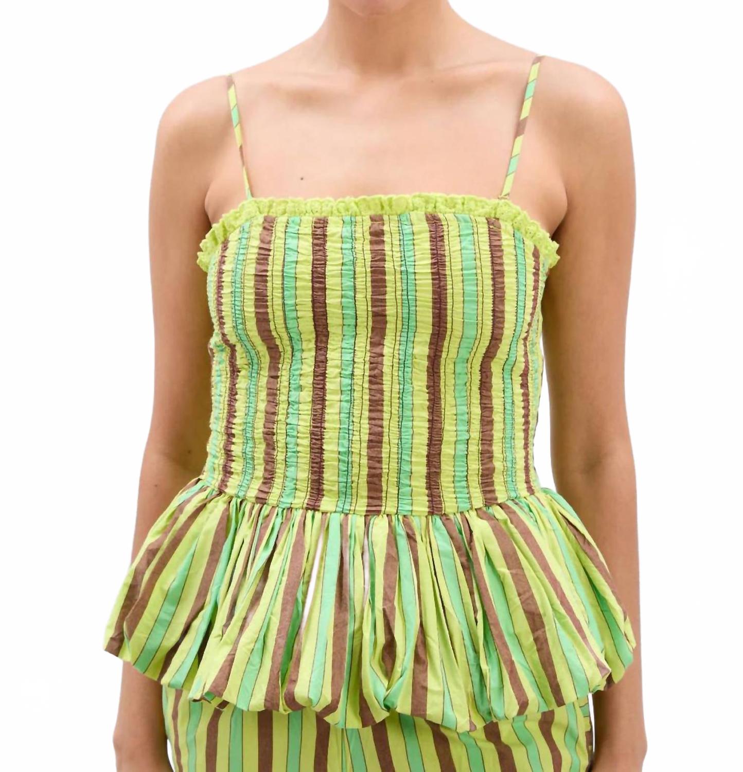 Женский топ-комбинация Bethan Bubble цвета лайм Damson Madder, Lime
Женский топ-комбинация Bethan Bubble цвета лайм Damson Madder, Lime