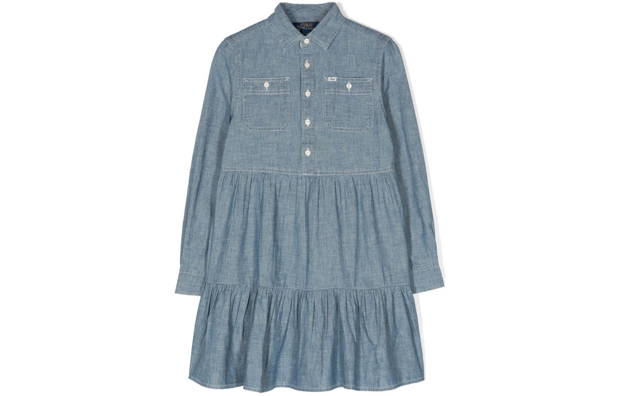 Polo Ralph Lauren Детское платье Kids' Apparel FW23 Blue Kids'
Polo Ralph Lauren Детское платье Kids' Apparel FW23 Blue Kids'