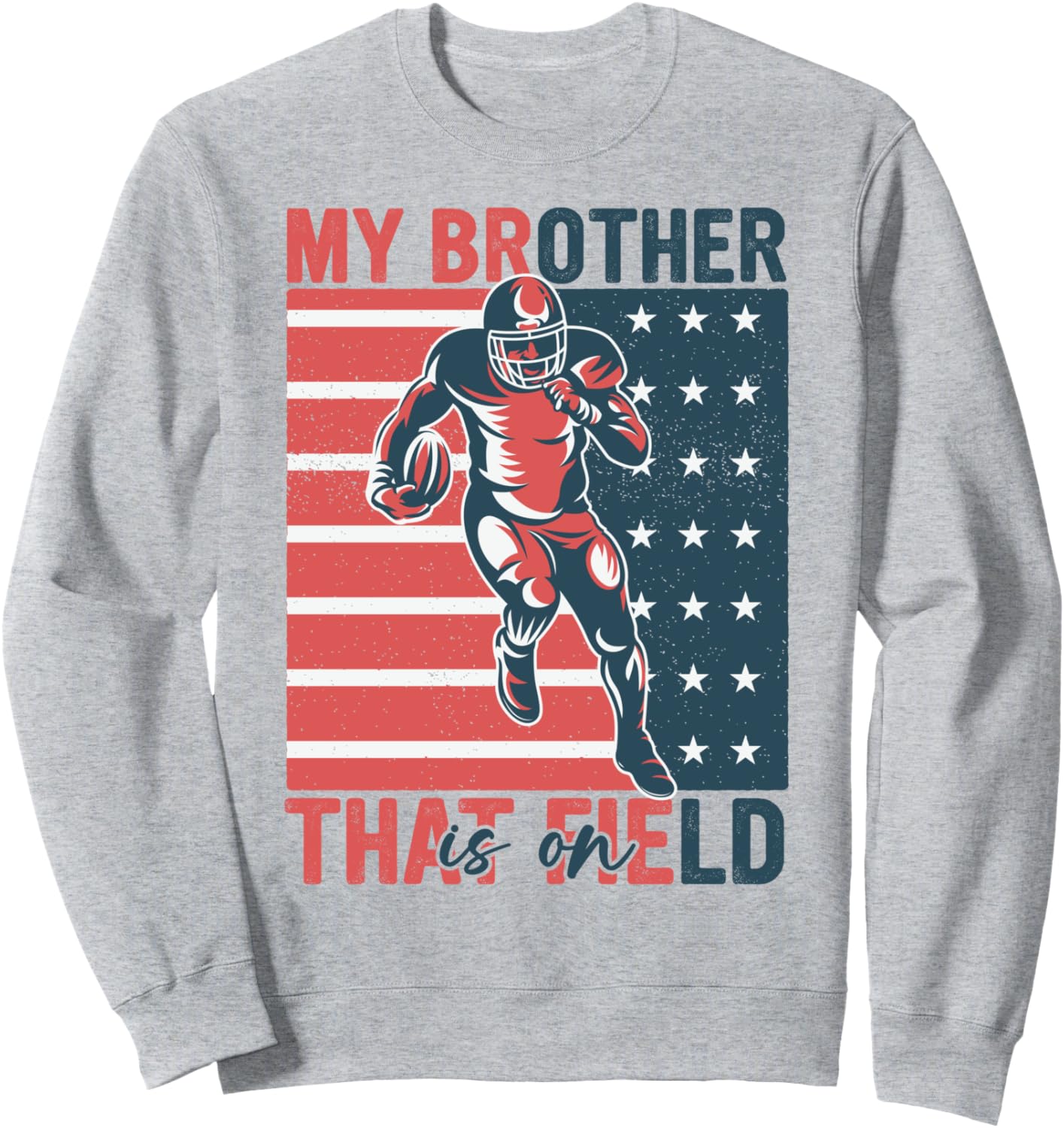 Мой брат на этом поле. Ретро толстовка с футбольным шлемом Football Family Things, серый
Мой брат на этом поле. Ретро толстовка с футбольным шлемом Football Family Things, серый