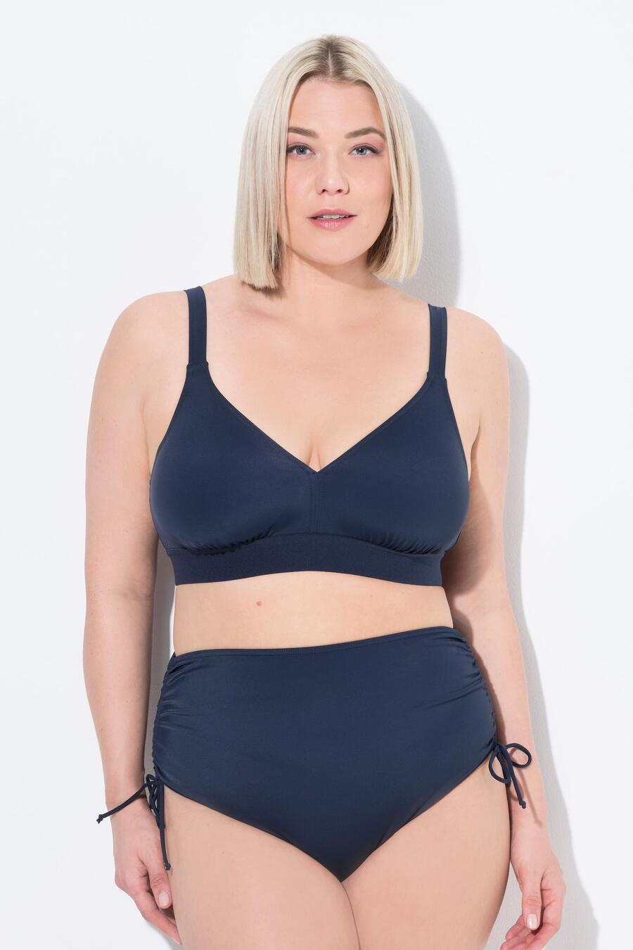 ULLA POPKEN Женский бикини-топ без мягких чашек, полностью на подкладке, из переработанного материала.
ULLA POPKEN Женский бикини-топ без мягких чашек, полностью на подкладке, из переработанного материала.