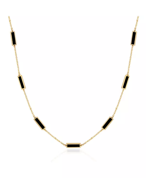 Ожерелье-Цепочка из оникса, 14-каратное золото The Lovery, onyx
Ожерелье-Цепочка из оникса, 14-каратное золото The Lovery, onyx