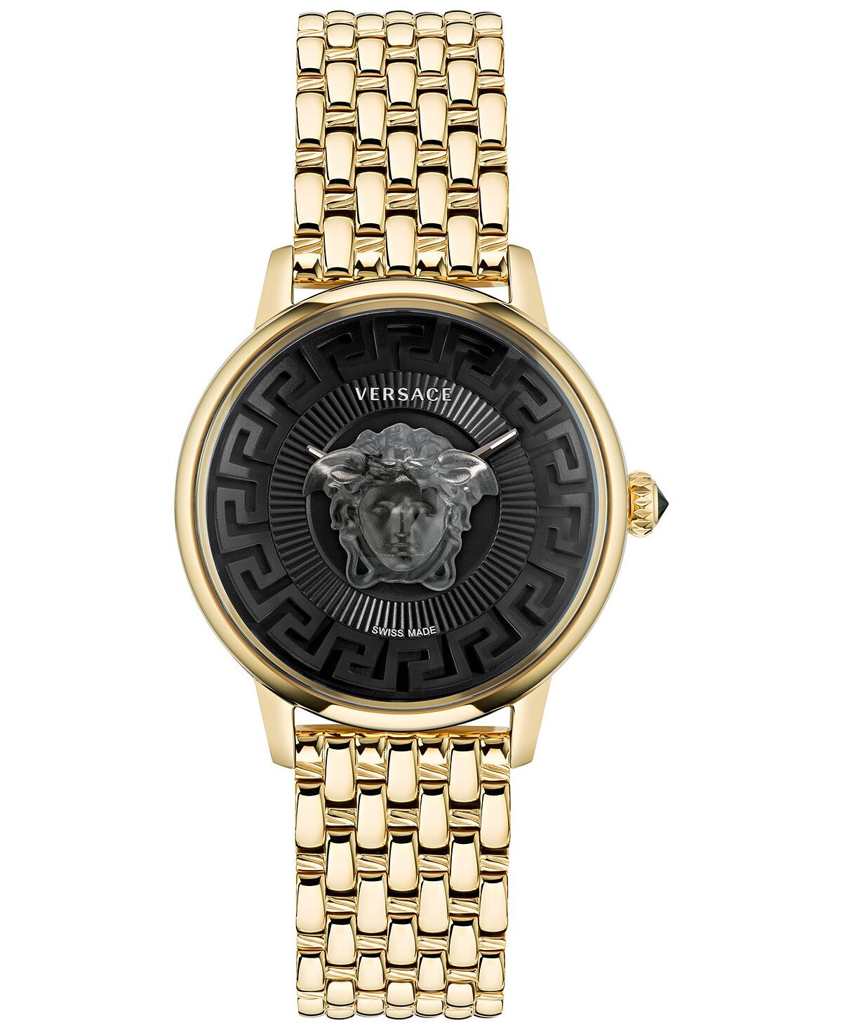Женские швейцарские часы Medusa Alchemy с золотым ионным браслетом, 38 мм Versace
Женские швейцарские часы Medusa Alchemy с золотым ионным браслетом, 38 мм Versace