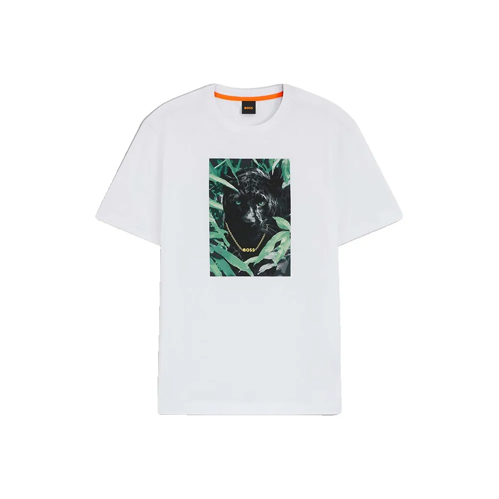 Футболка BOSS Animali 10254276 01, белый
Футболка BOSS Animali 10254276 01, белый