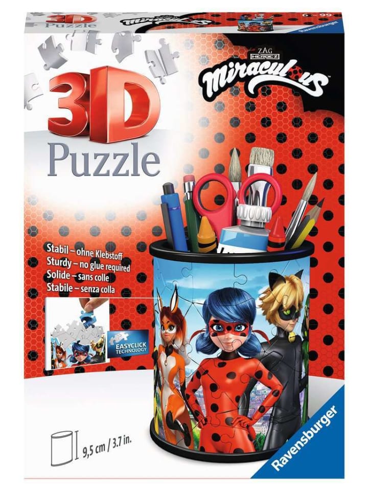 Пазл Ravensburger из 54 деталей, конструктор, корзина для хранения Miraculous в красочном исполнении
Пазл Ravensburger из 54 деталей, конструктор, корзина для хранения Miraculous в красочном исполнении
