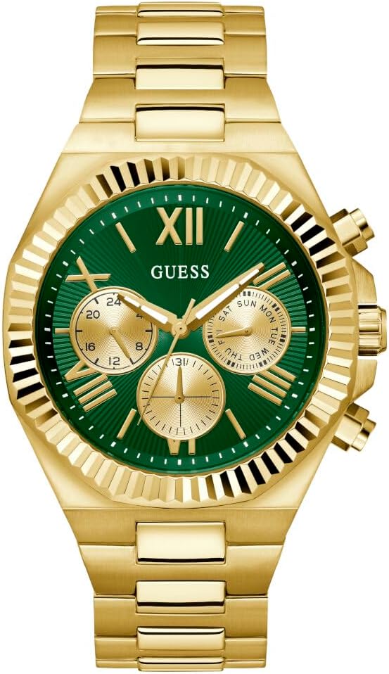 GUESS Silver-Tone и Black многофункциональные часы, Gold-Tone, Позолоченный, GUESS Silver-Tone и Black многофункциональные часы, Gold-Tone
GUESS Silver-Tone и Black многофункциональные часы, Gold-Tone, Позолоченный, GUESS Silver-Tone и Black многофункциональные часы, Gold-Tone