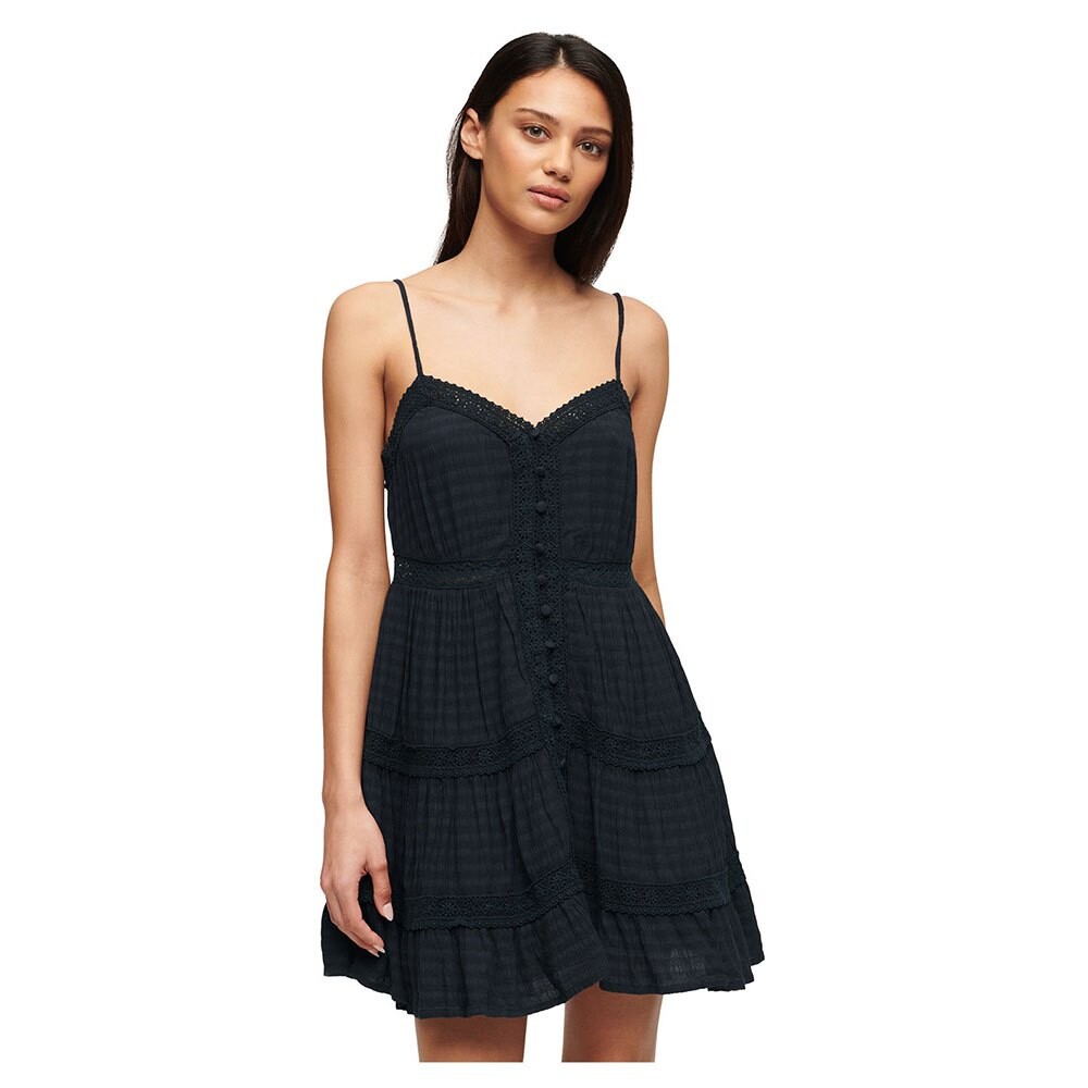 Платье Superdry Alana Lace Trim Short, черный
Платье Superdry Alana Lace Trim Short, черный