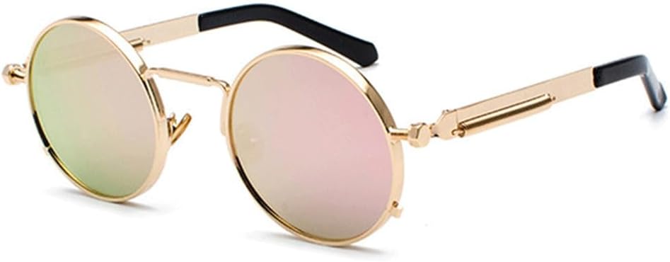 Панк-солнцезащитные очки для мужчин и женщин, ретро, круглые, в стиле «паровой ковер», маленькие круглые, винтажные, в металлической оправе, очки для вождения KTUCN, Gold Pink
Панк-солнцезащитные очки для мужчин и женщин, ретро, круглые, в стиле «паровой ковер», маленькие круглые, винтажные, в металлической оправе, очки для вождения KTUCN, Gold Pink