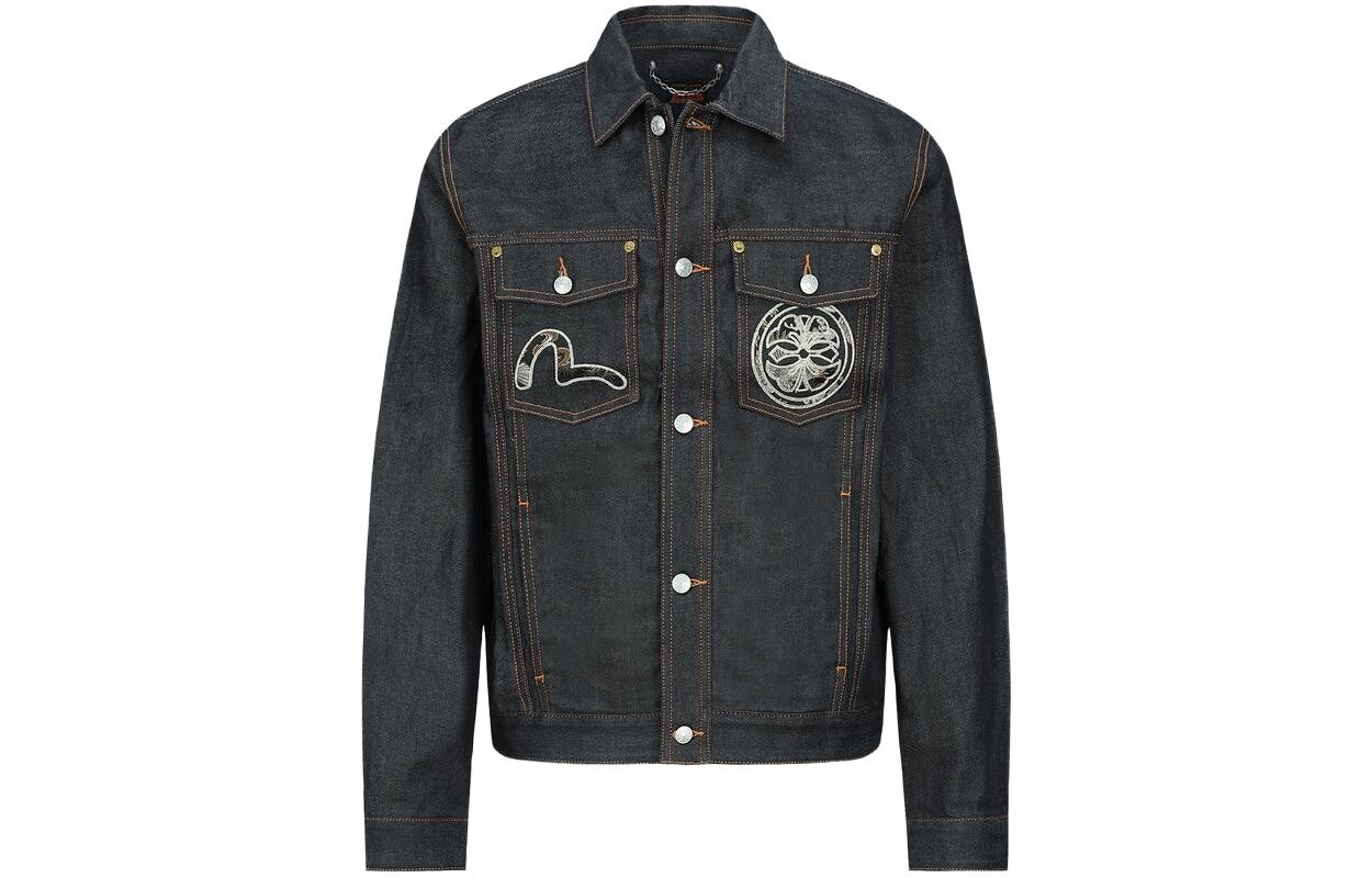 Джинсовая куртка мужская темно-синяя Evisu, темно-синий
Джинсовая куртка мужская темно-синяя Evisu, темно-синий