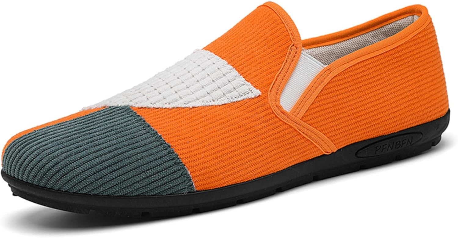 Мужские вязаные лоферы без шнурков, удобные и дышащие, для ходьбы, с цветными вставками и гибкой геометрической подошвой и ежедневного комфорта Kelibasi, оранжевый
Мужские вязаные лоферы без шнурков, удобные и дышащие, для ходьбы, с цветными вставками и гибкой геометрической подошвой и ежедневного комфорта Kelibasi, оранжевый