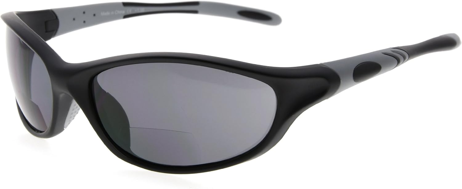 Спортивные бифокальные солнцезащитные очки Eyekepper TR90 для бейсбола, бега, рыбалки, вождения, гольфа, софтбола, походов, чтения под солнцем, Sg905 Black Frame/Grey Arm
Спортивные бифокальные солнцезащитные очки Eyekepper TR90 для бейсбола, бега, рыбалки, вождения, гольфа, софтбола, походов, чтения под солнцем, Sg905 Black Frame/Grey Arm