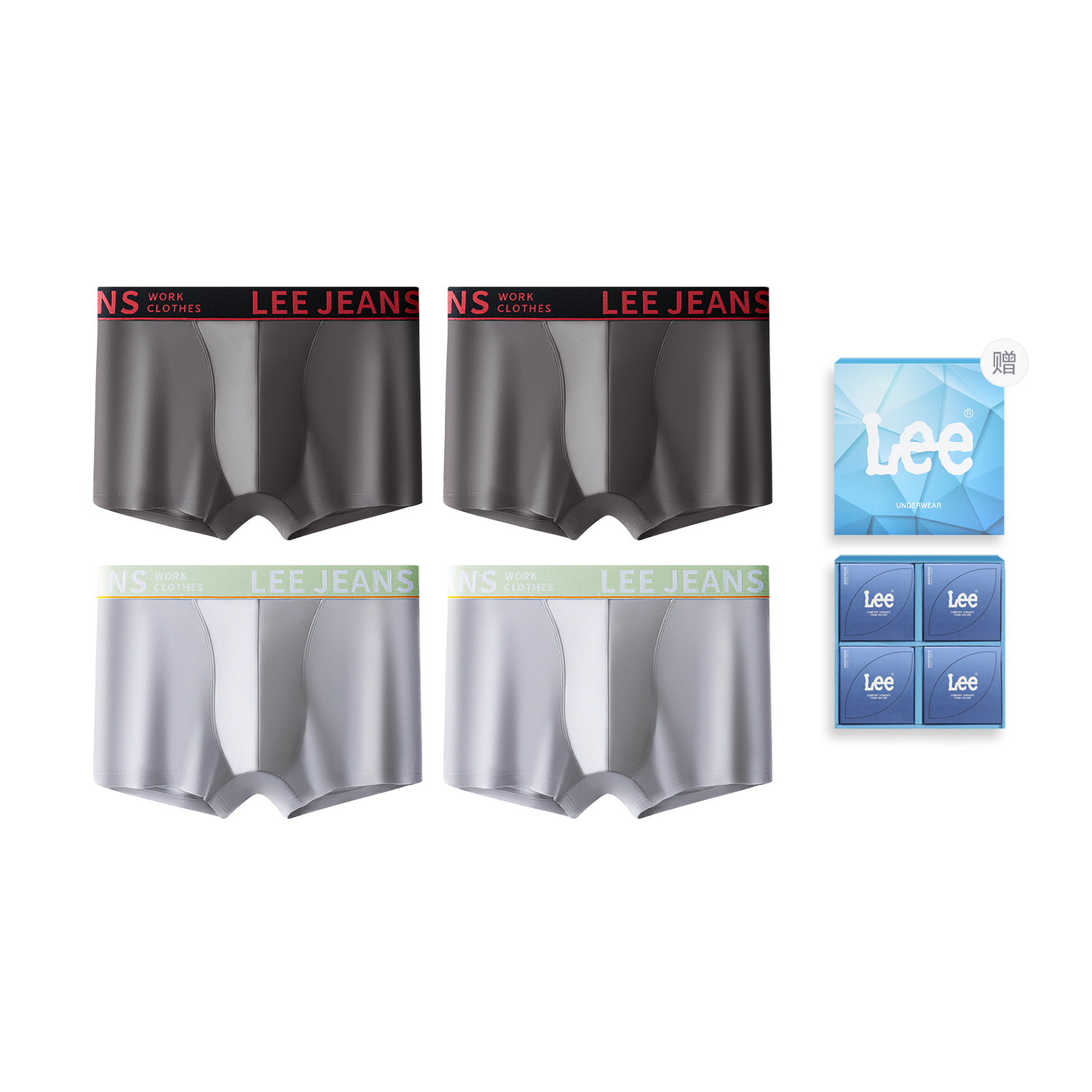 Lee Подарочный набор мужского белья Xline, 4 штуки
Lee Подарочный набор мужского белья Xline, 4 штуки