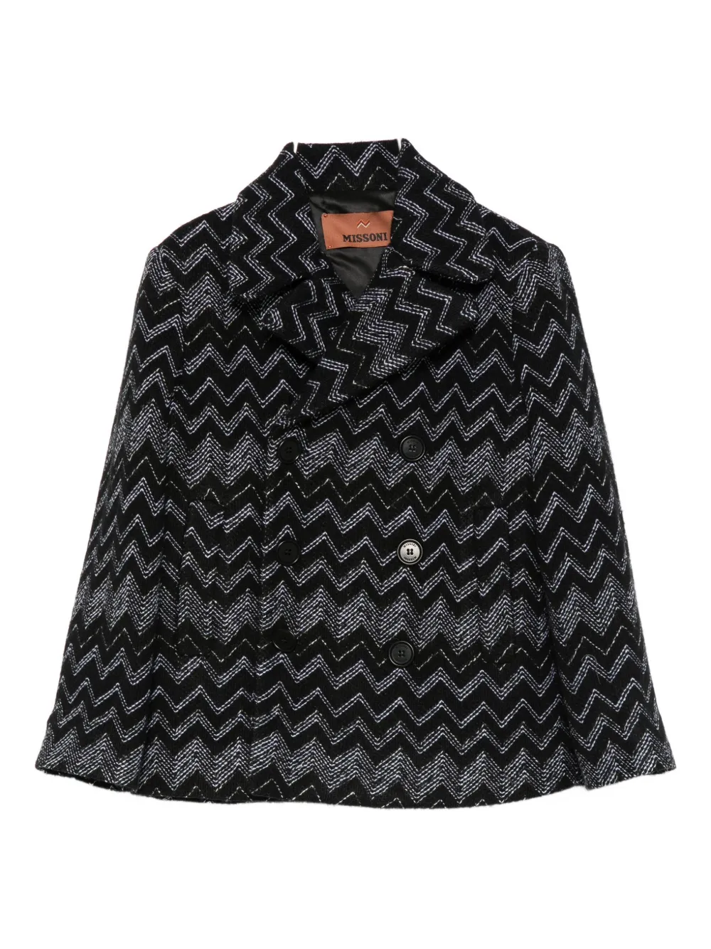 Двубортный блейзер Missoni Kids, черный
Двубортный блейзер Missoni Kids, черный