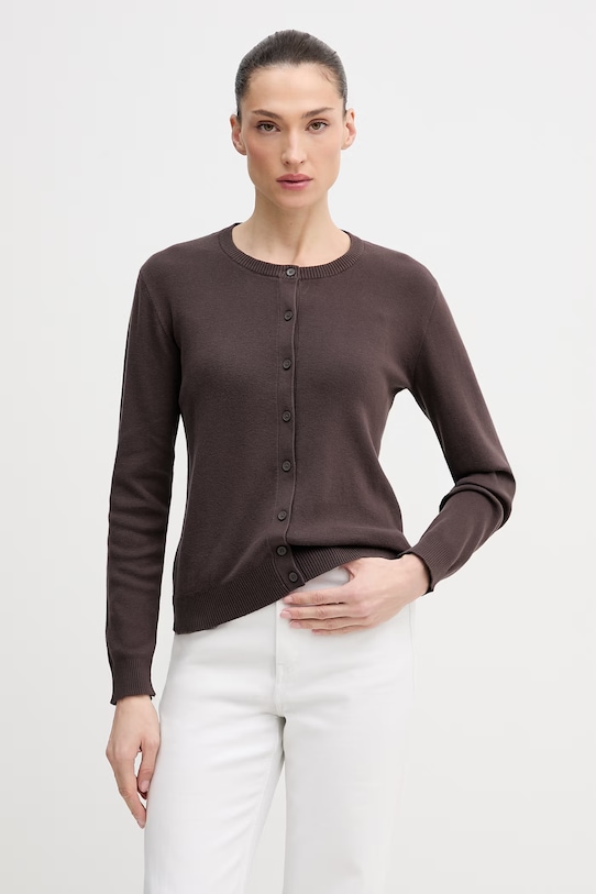 Хлопковый кардиган United Colors of Benetton, коричневый
Хлопковый кардиган United Colors of Benetton, коричневый