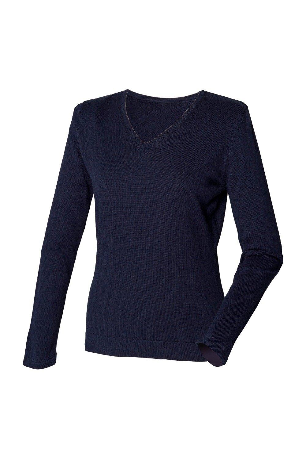 Толстовка тонкого трикотажа с V-образным вырезом 12 калибра Henbury, темно-синий
Толстовка тонкого трикотажа с V-образным вырезом 12 калибра Henbury, темно-синий