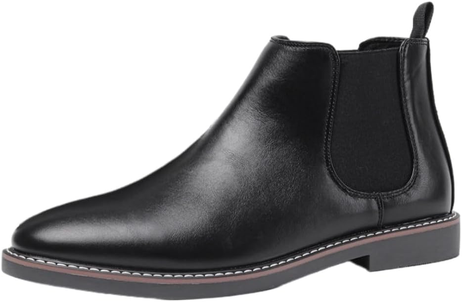 Мужские ретро-ботинки, двухцветный верх с эластичными вставками, противоскользящая резиновая подошва, подходят для зимы/осени/весны Clolinde, черный
Мужские ретро-ботинки, двухцветный верх с эластичными вставками, противоскользящая резиновая подошва, подходят для зимы/осени/весны Clolinde, черный