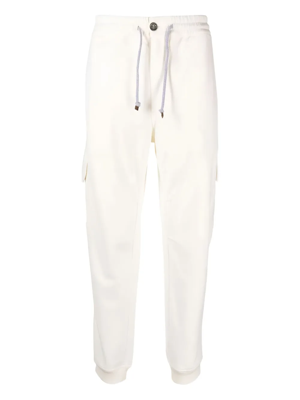 Спортивные брюки карго Brunello Cucinelli, белый 
Спортивные брюки карго Brunello Cucinelli, белый