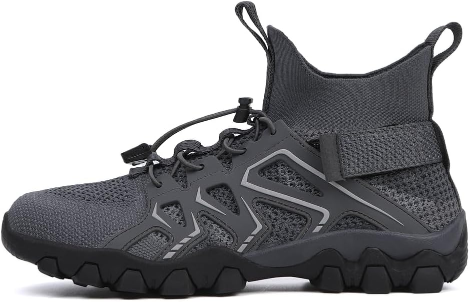 Мужские быстросохнущие водонепроницаемые сетчатые кроссовки Calceus для активного отдыха, походов и прогулок. Легкие, для активного отдыха на природе, серый
Мужские быстросохнущие водонепроницаемые сетчатые кроссовки Calceus для активного отдыха, походов и прогулок. Легкие, для активного отдыха на природе, серый