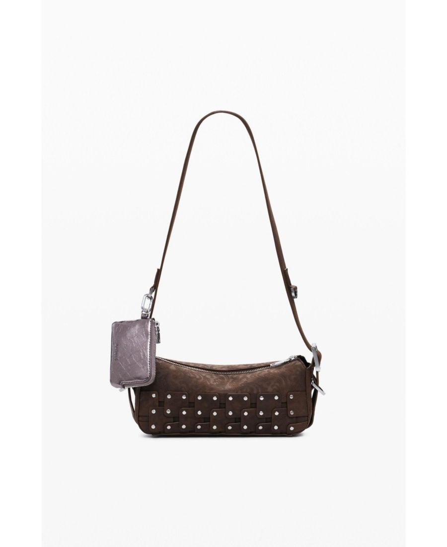Женская маленькая сумка с заклепками и нашивками Desigual, Dark brown
Женская маленькая сумка с заклепками и нашивками Desigual, Dark brown
